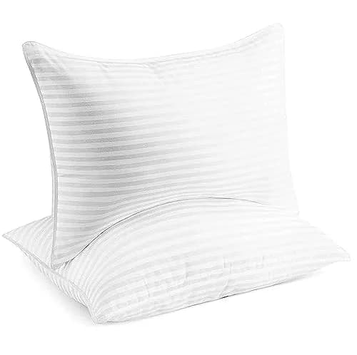 Amazon listing photo of Beckham Hotel Collection Bed Pillows (Queen, 2-Pack)