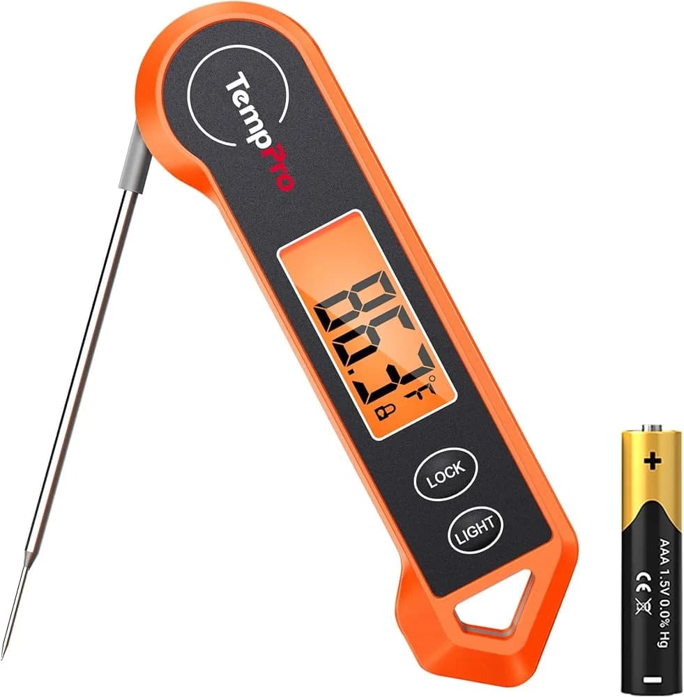 Amazon listing photo of TempPro TempSwift TP19H Instant Read Meat Thermometer