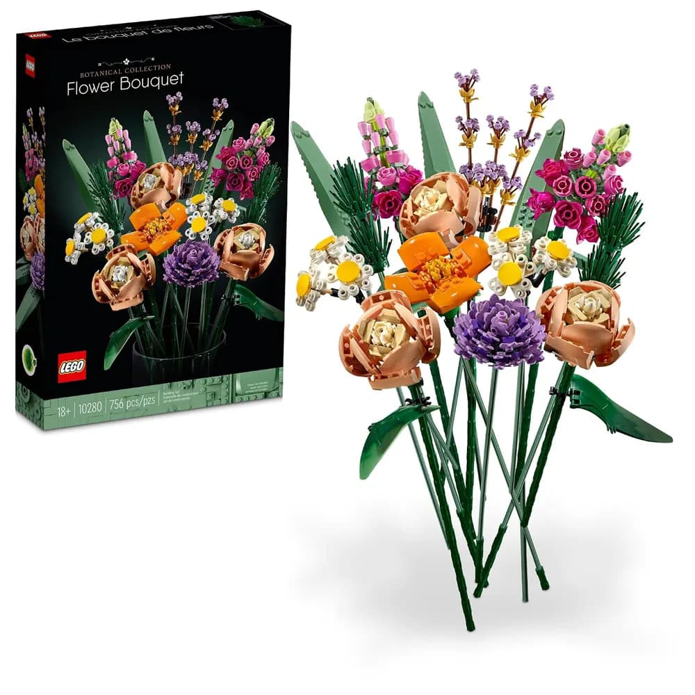 Amazon listing photo of LEGO Botanicals Flower Bouquet 10280