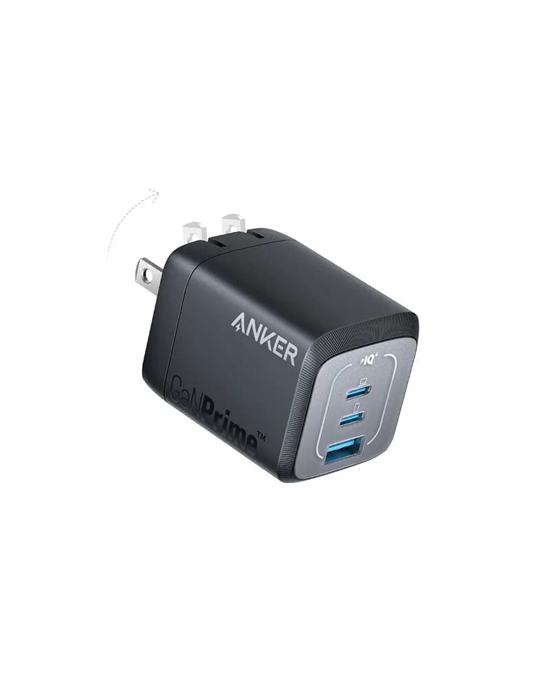Amazon listing photo of Anker 67W GaN 3-Port Wall Charger