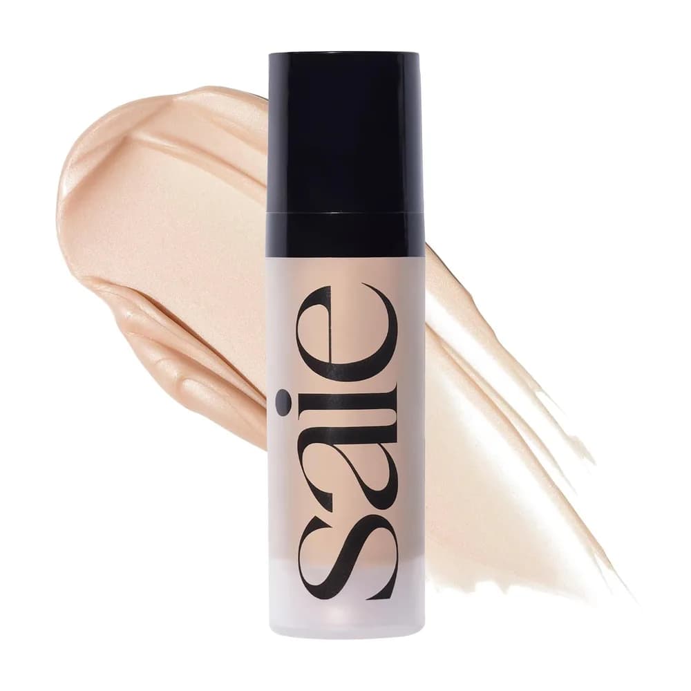 Amazon listing photo of Saie Glowy Super Gel (mini, Starglow 0.5 oz)