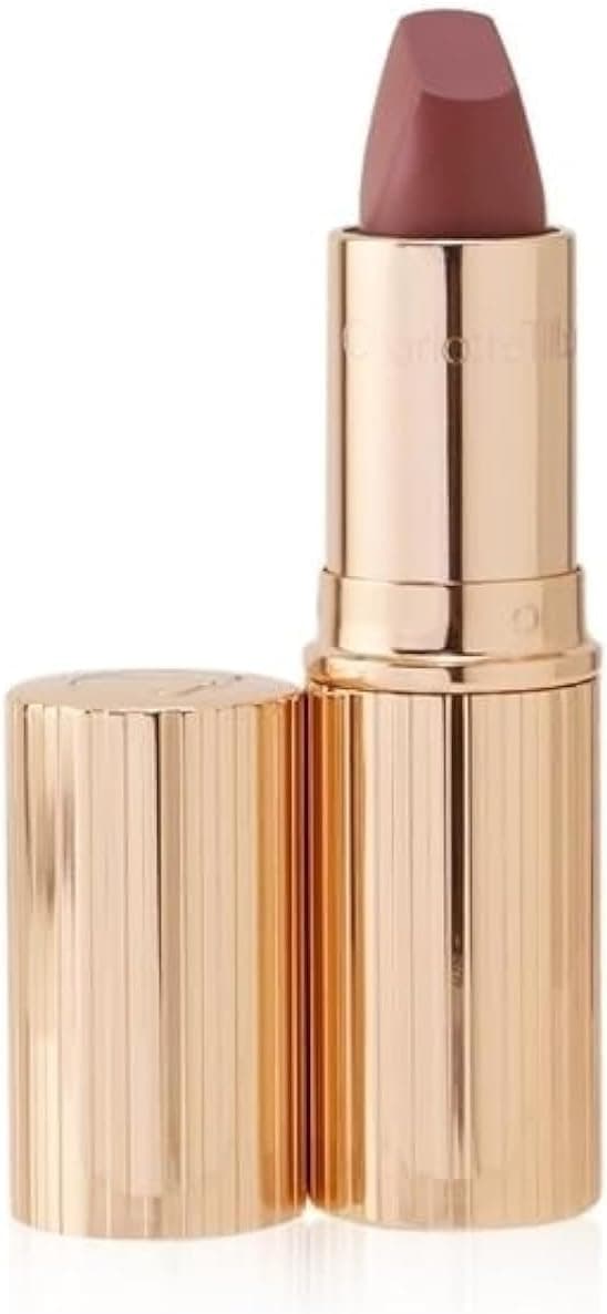 Charlotte Tilbury Matte Revolution Lipstick in Pillow Talk for an everyday nude-pink lip