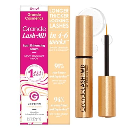 GrandeLASH-MD lash enhancing serum tube and box for sparse, brittle lashes