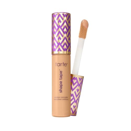 tarte shape tape concealer and doe-foot wand for dark circles and full-coverage spots