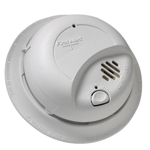 First Alert 9120B hardwired smoke alarm with battery backup for the detector that never got replaced