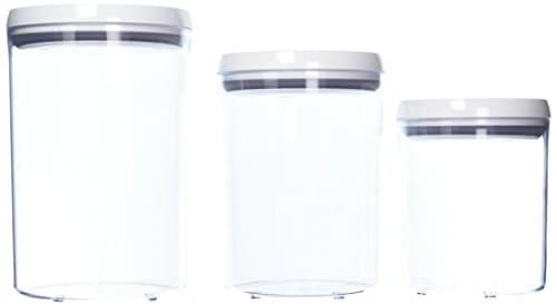 OXO Good Grips 3-piece airtight POP canister set for pantry staples that go stale
