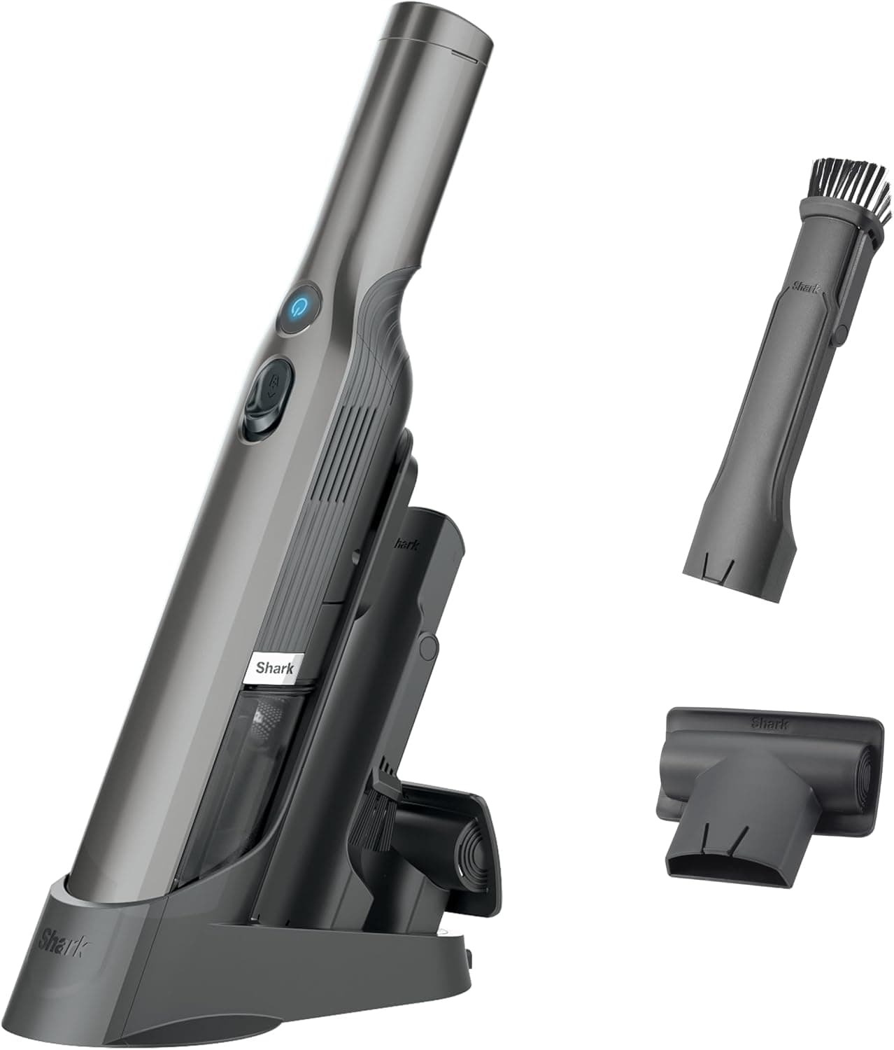 Shark WANDVAC WV201 handheld vacuum for grab-and-go crumbs and cupholder grit